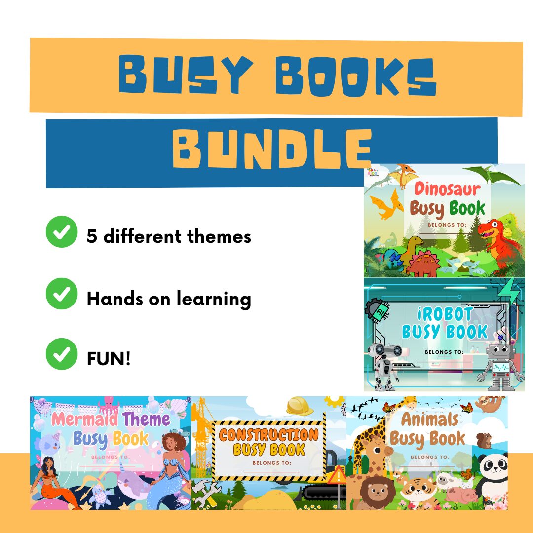 Busy book bundle at Fun Kid's Education